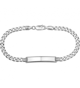 Zilver plaatarmband grmt. 6 mm 19 cm - 3192025