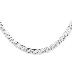 Zilver collier gourmet 8.2 mm 50 cm. - 3192358