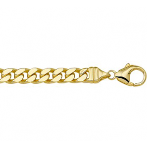 Goud gourmet armband 6 mm 21 cm - 3192361