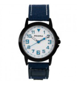 Coolwatch by Prisma horloge Jort canvas blauw - 3192110