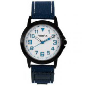 Coolwatch by Prisma horloge Jort canvas blauw - 3192110