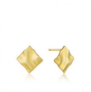 Ania Haie Crush Mini Square Stud Earrings S - 3192076