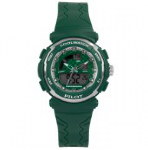 Coolwatch by Prisma kids analoog/digitaal Pilot groen - 3192132