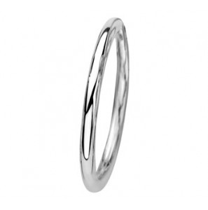 Zilver aanschuifring glad mt. 18.5 - 3192394