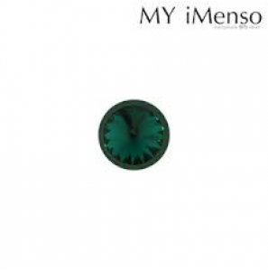 MY iMenso Piccola (14mm) insigne "emerald" Swarovski elements (925/rhod-plated) - 3192191