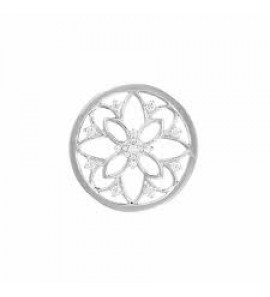 MY iMenso "Lotus flower" fantasy cz insignia 24mm (925/rhod-plated) - 3192194