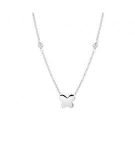 Zilver collier met vlinder 1.2 mm 36+3 cm - 3192318
