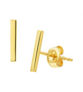 Goud ookrknop balkje 1.5x8.5 mm - 3192330