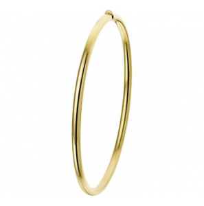 Goud slavenband schanier ronde 3 x 60 mm - 3192336