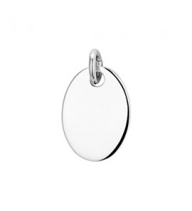 Zilver graveerplaat ovaal 13x18 mm - 3192453