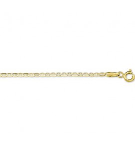 Goud collier anker geslepen 2.6 mm 45 cm. - 3192582