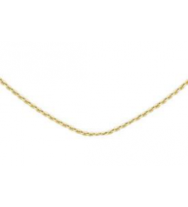 ZINZI zlv. anker collier 1.4 mm 45 cm geel verguld - 3192851