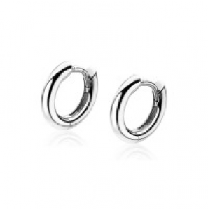 ZINZI zilv. klapcreolen rond 12x2 mm - 3192941