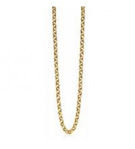 ZINZI zlv. jasseron collier 1.4 mm 45 cm geel verguld - 3192946