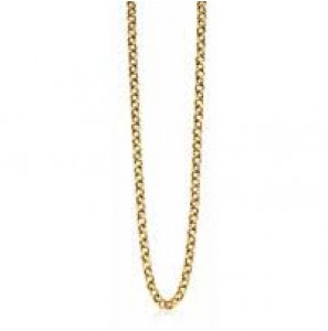ZINZI zlv. jasseron collier 1.4 mm 45 cm geel verguld - 3192946