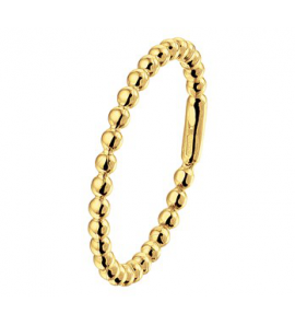 Geelgouden  aanschuif ring parel maat 17,25 - 3192978