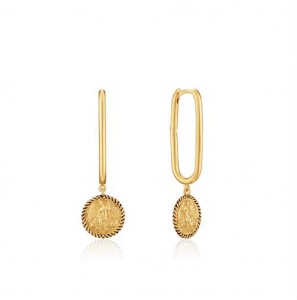 Ania Haie Winged Goddess Hoop Earrings M - 3192962