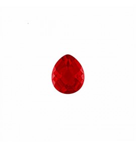 My Imenso Goccy insignia "lipstick red CZ" faceted 15 mm - 3193135