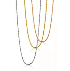 Zinzi zlv. palmier collier 1.1 mm 45 cm rosÚ verguld - 3193048