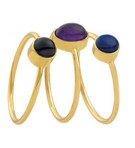 ID gg dames ring met Granaat 7x5 mm - 3193098