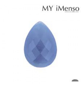 My iMenso Goccia (25mm) insignia Cat's Eye "periwinkle blue" faceted (glass composite) - 3193122