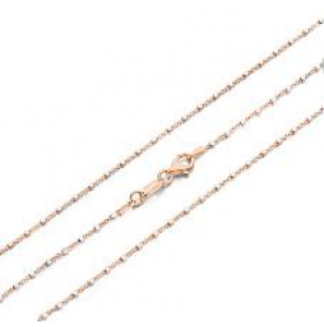 MY iMenso "cubetto large" nacklace (925/rosegold-plated E-coat) 2-tone 70 cm - 3193120