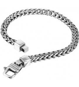 Zilveren Oxide armband vossestaard vk 5 mm 19 cm - 3193376