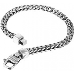 Zilveren Oxide armband vossestaard vk 5 mm 19 cm - 3193376