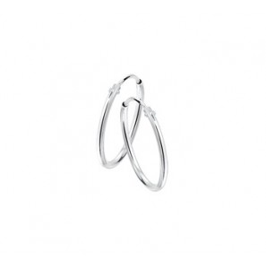 Zilver creolen 1.5 mm 25 mm - 3193444