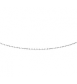 Goud wit anker collier 0.8 mm 50 cm - 3200050