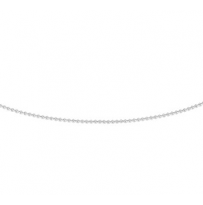 Goud wit anker collier 0.8 mm 50 cm - 3200050
