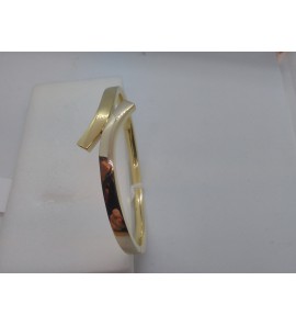 Goud bicolour slavenband slag VK met schanier 60x54 mm - 3200062