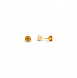 Spark Pinpoint studs Cristal oranje - 3200421