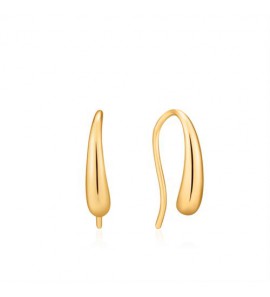 Ania Haie Luxe hook earrings GP - 3200443