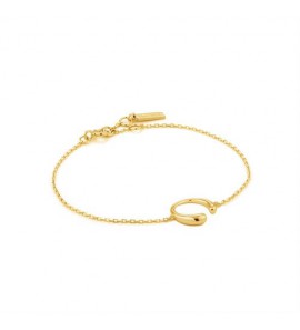 Ania Haie Luxe Curve bracelet M GP - 3200444
