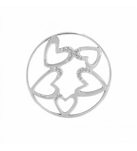 MY iMenso "Endless hearts"fantasy cz 33 nn insignia (925/rhod-plated) - 3200377