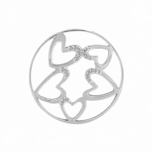 MY iMenso "Endless hearts"fantasy cz 33 nn insignia (925/rhod-plated) - 3200377