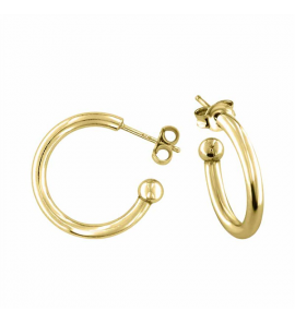 MY iMenso tubo Earring 20 mm (925/gold-plated) - 3200385
