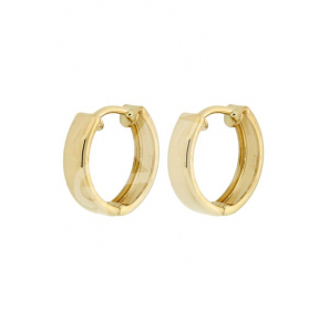 Goud klap-creolen "Elza" 12.5x3 mm - 3210503