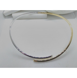 Goud bicolour spang VK buis 3.5 mm met schanier - 3210510