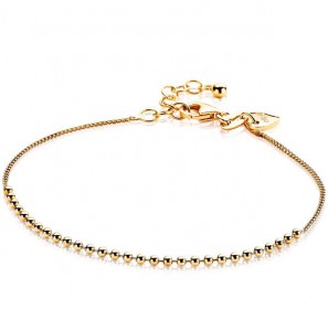 Zinzi zlv. armband gg.verguld anker/staafjes 17-20cm - 3210445