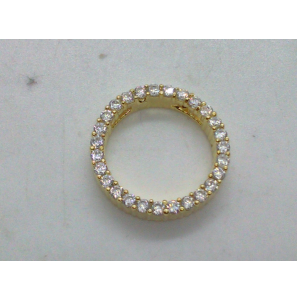 Imotional hanger Circel vol zirk. geel vergud - 3210544