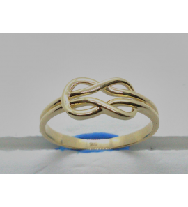 Goud dames ring fantasie knoop - 3210563