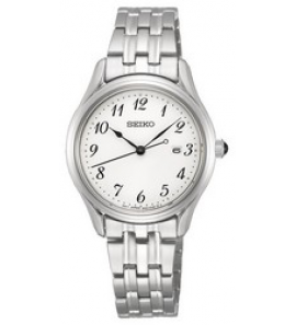 Seiko dames staal bracelet wit 100m wd - 3200121