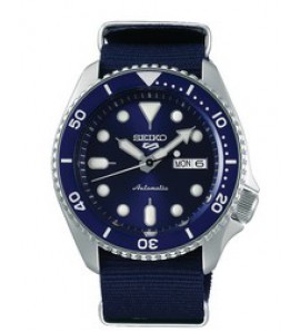 Seiko 5 sports automatic SS nylon blauw 100m wr - 3200151