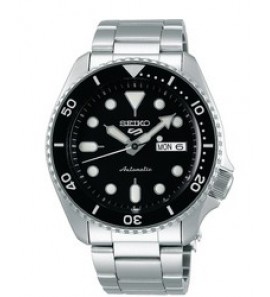 Seiko 5 sports automatic SS bracelet zwart 100m wr - 3200152