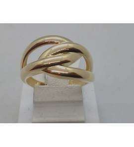 Goud dames ring fantasie mt. 16¥ - 3200232