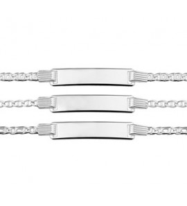 Zilver plaatband 16-18 cm - 3200267