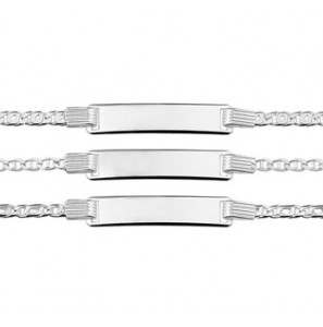 Zilver plaatband 16-18 cm - 3200267