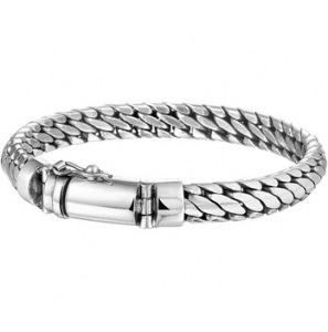 Zilver oxide armband 8 mm 21 cm - 3200271